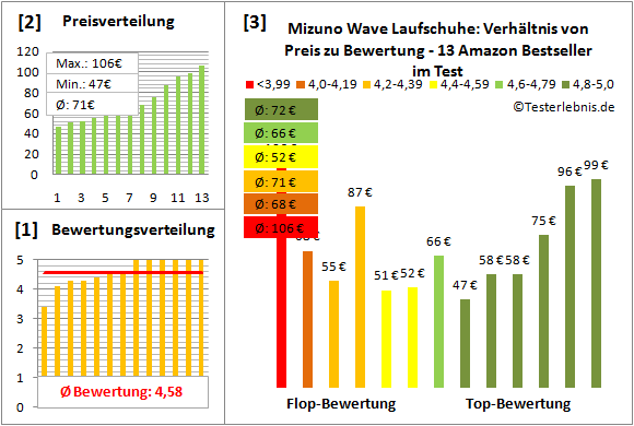 Mizuno-Wave-Laufschuhe Test Bewertung